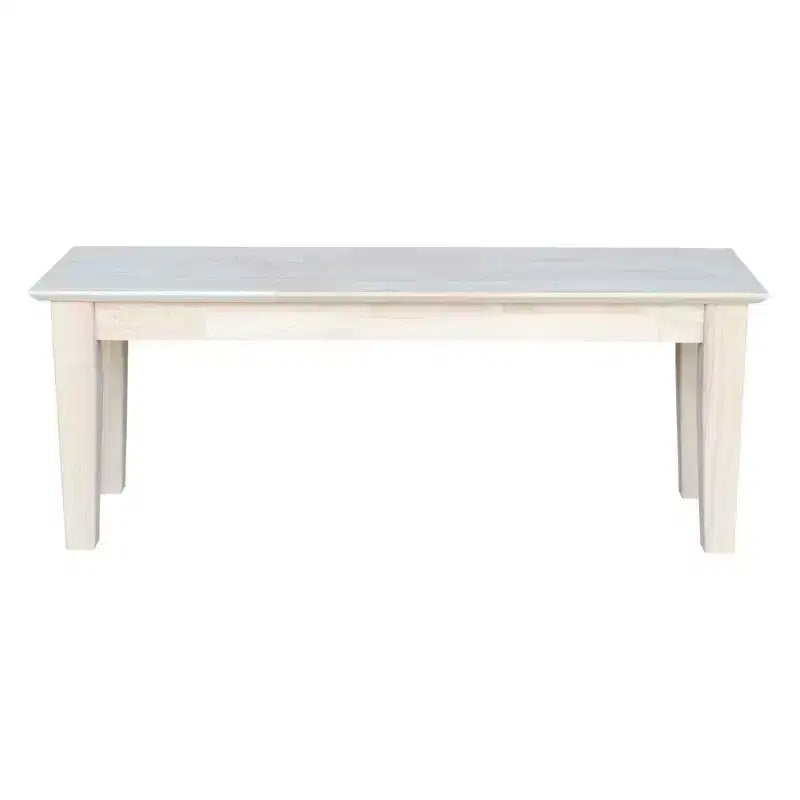 Panca da ingresso in legno massello per soggiorno, corridoio e sala da pranzo, 47 Inch