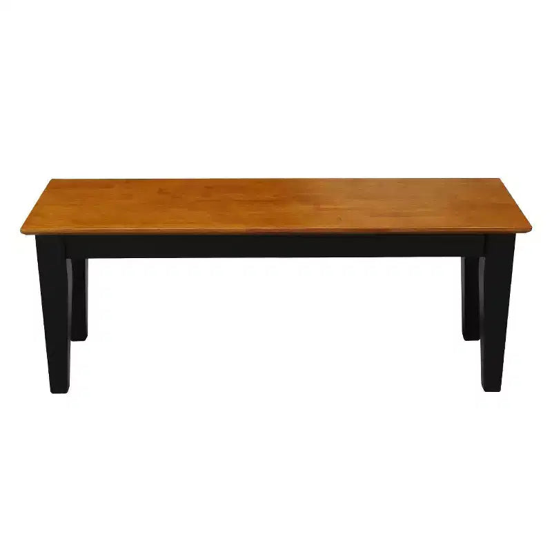 Panca da ingresso in legno massello per soggiorno, corridoio e sala da pranzo, 47 Inch