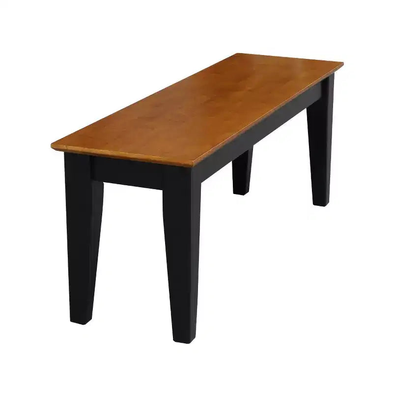 Panca da ingresso in legno massello per soggiorno, corridoio e sala da pranzo, 47 Inch