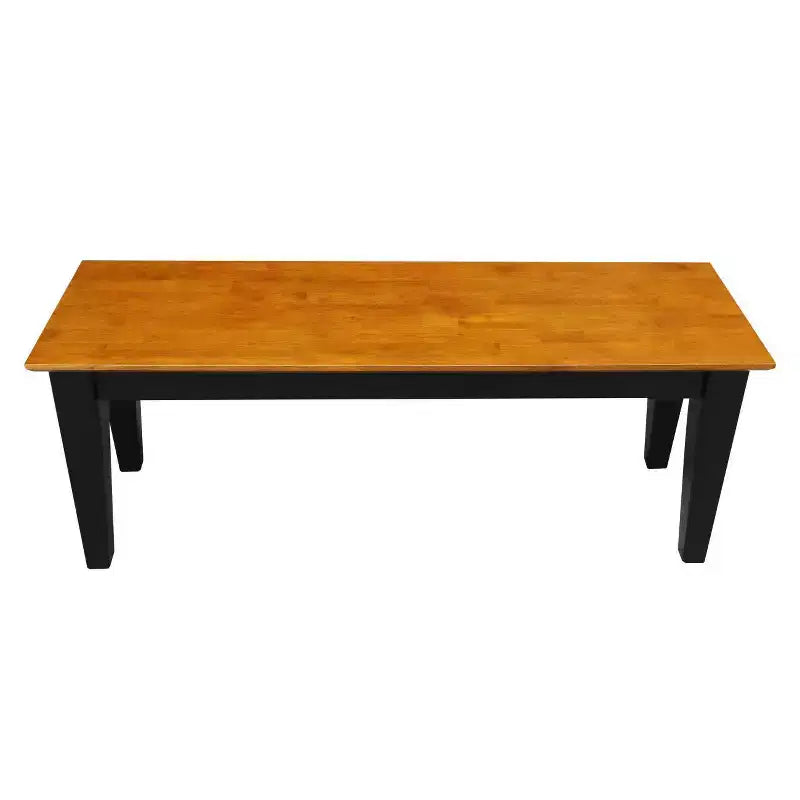 Panca da ingresso in legno massello per soggiorno, corridoio e sala da pranzo, 47 Inch