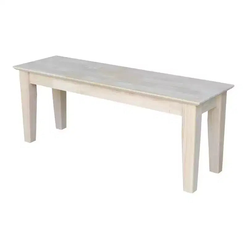 Panca da ingresso in legno massello per soggiorno, corridoio e sala da pranzo, 47 Inch