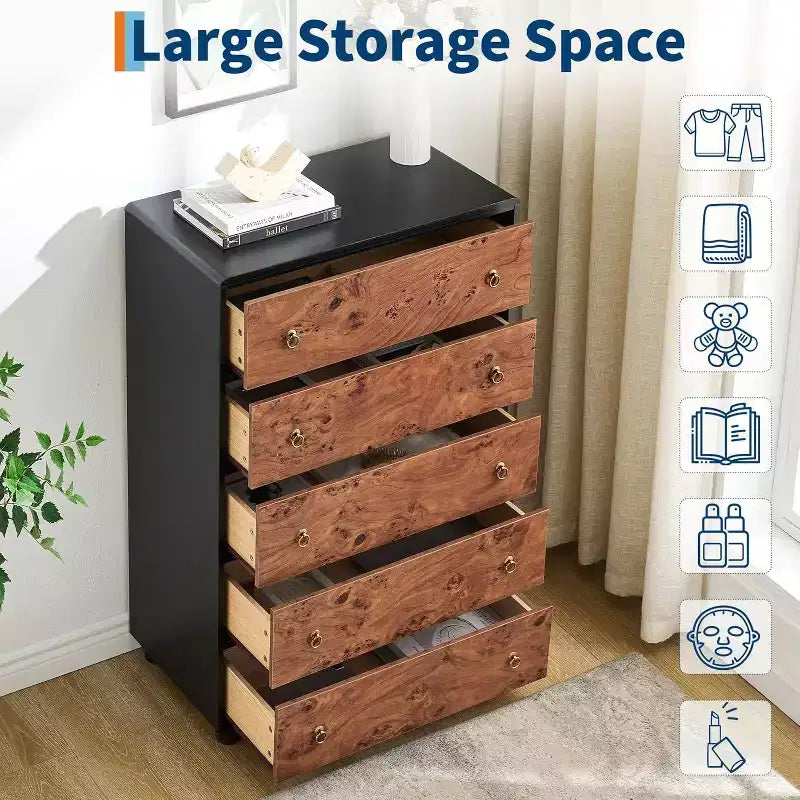 Modern Chest of Drawers, Drawers Dresser with Large Storage