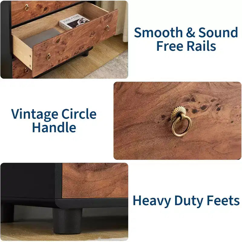 Modern Chest of Drawers, Drawers Dresser with Large Storage