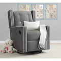 Baby Relax Mikayla 4-in-1 Nursery Swivel Glider Rocker Recliner