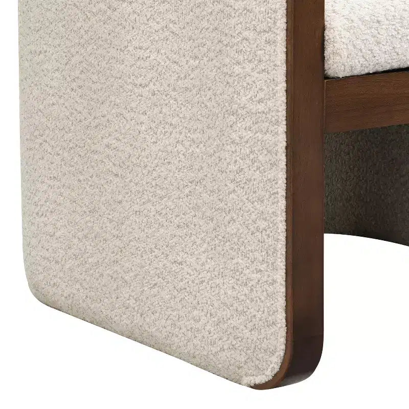 Modern Rubberwood Upholstered Dining Chairs