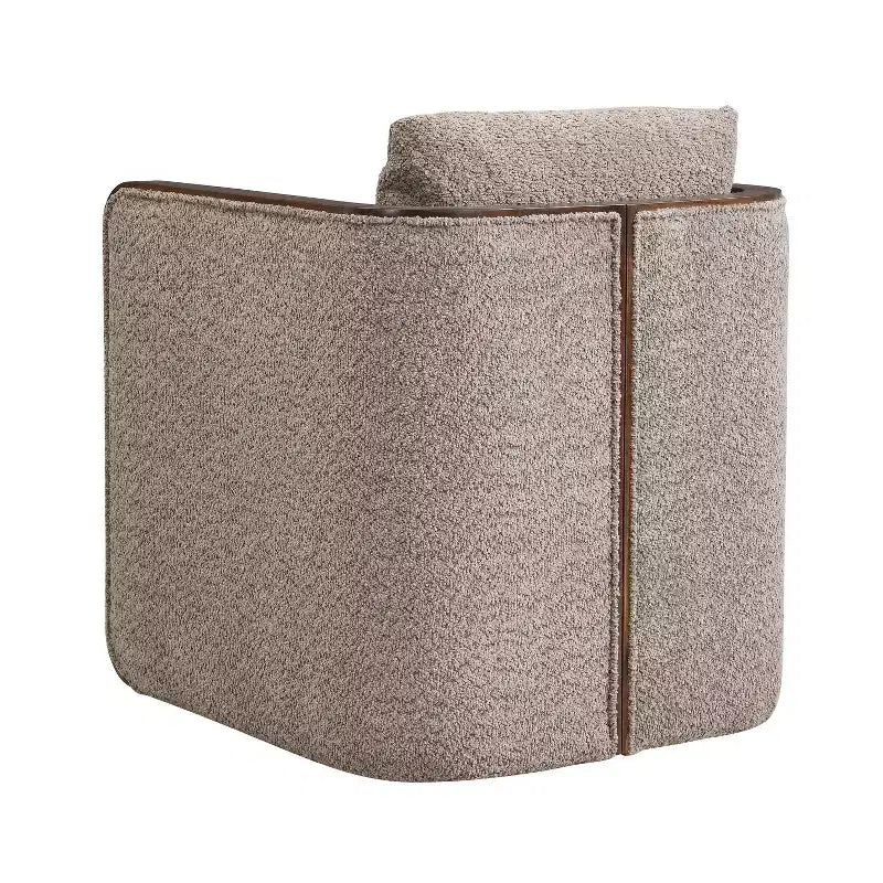 Modern Rubberwood Upholstered Dining Chairs