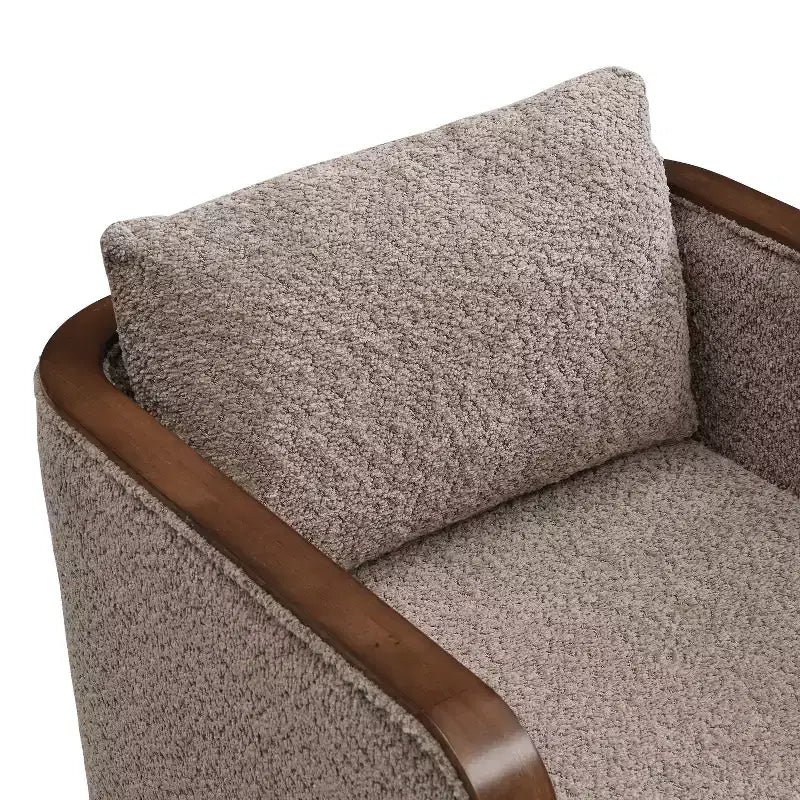 Modern Rubberwood Upholstered Dining Chairs