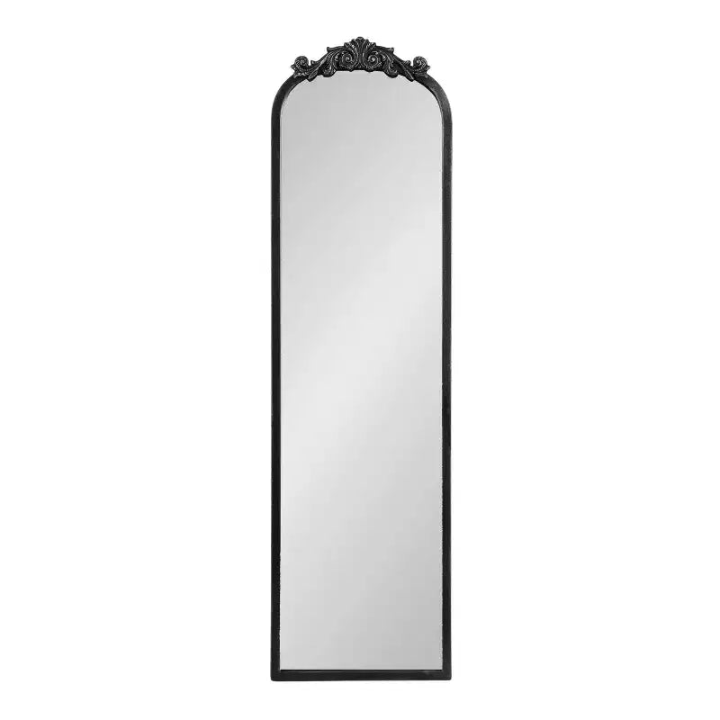 Traditional Arch Mirror, Black, 9x32