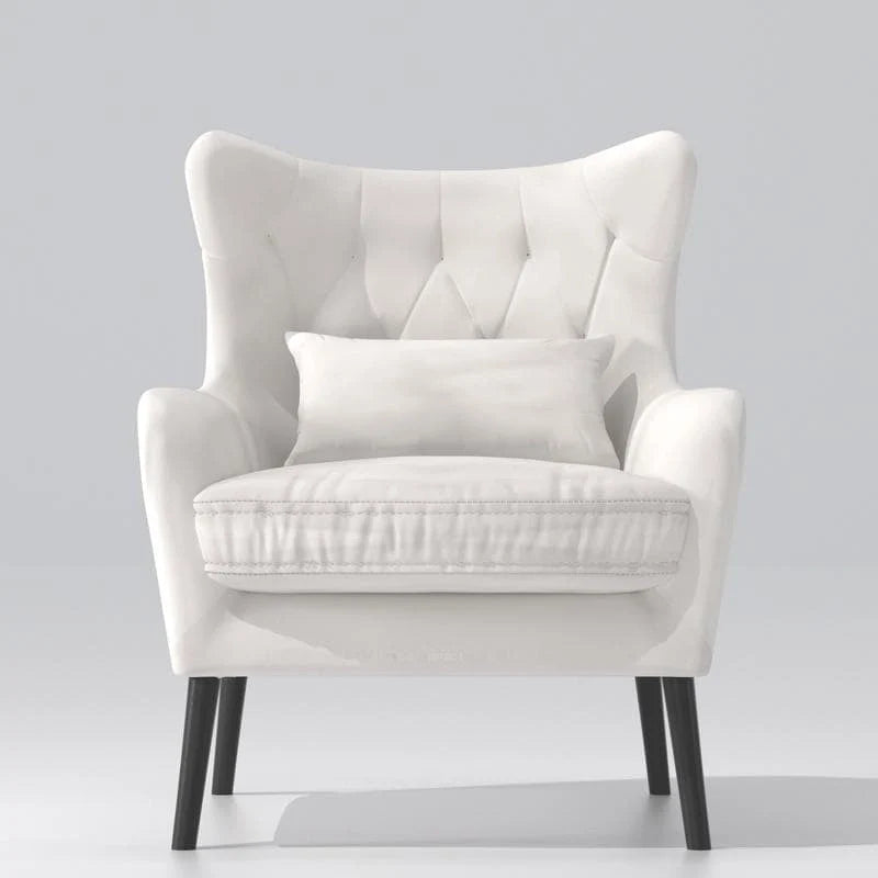 Velvet Accent Chair Comfy Oversized Reading For Living Room(Set of 2)