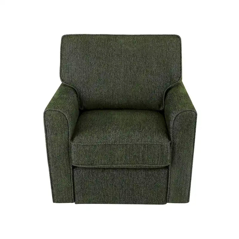 Accent Barrel Chair with Side Pockets360 Swivel Office Chair Chenille Armchair for Office