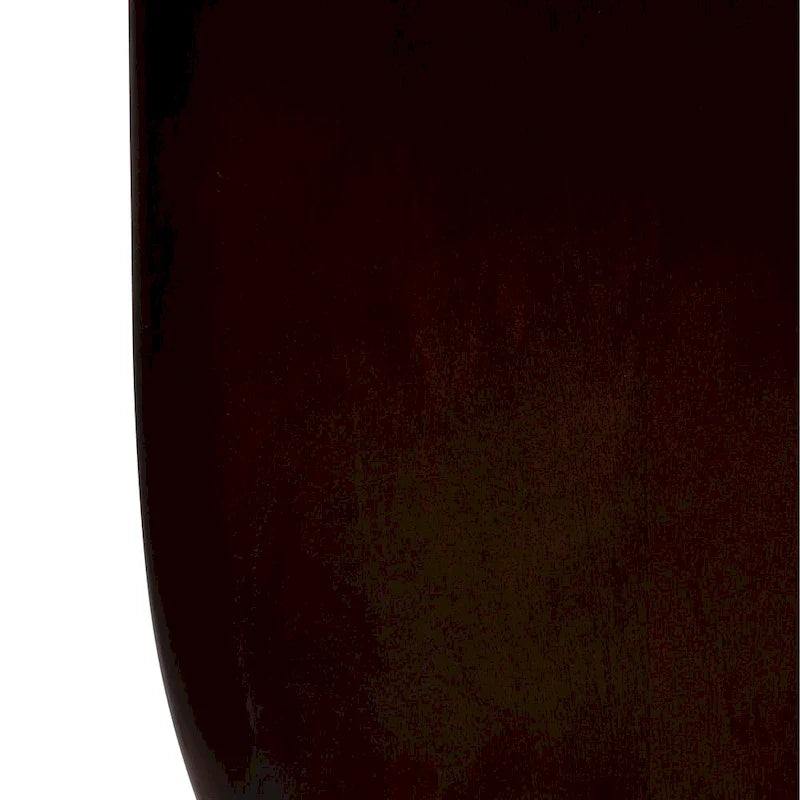 Moderno tavolino ovale astratto in marmo e legno, altezza 16H - 48 x 24 x 16