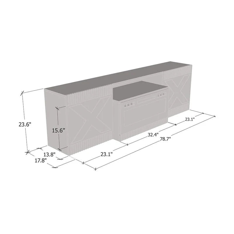 Fireplace TV Stand