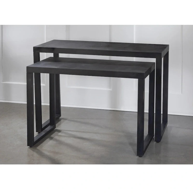 Tavoli moderni in metallo nero