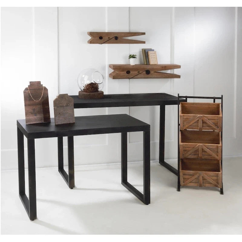 Tavoli moderni in metallo nero