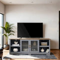 Modern Farmhouse TV Media Stand,Large Home Entertainment Console