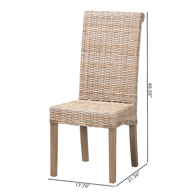 Krzesło do jadalni w stylu boho