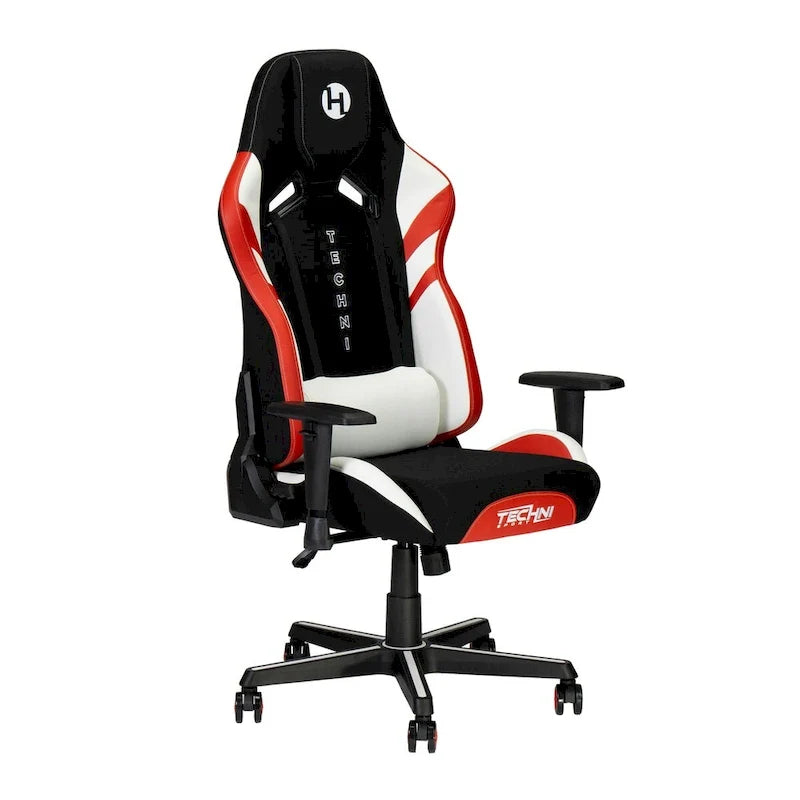 Techni Sport TSF72 Echo Gaming Chair With Built-In Headrest Pillow